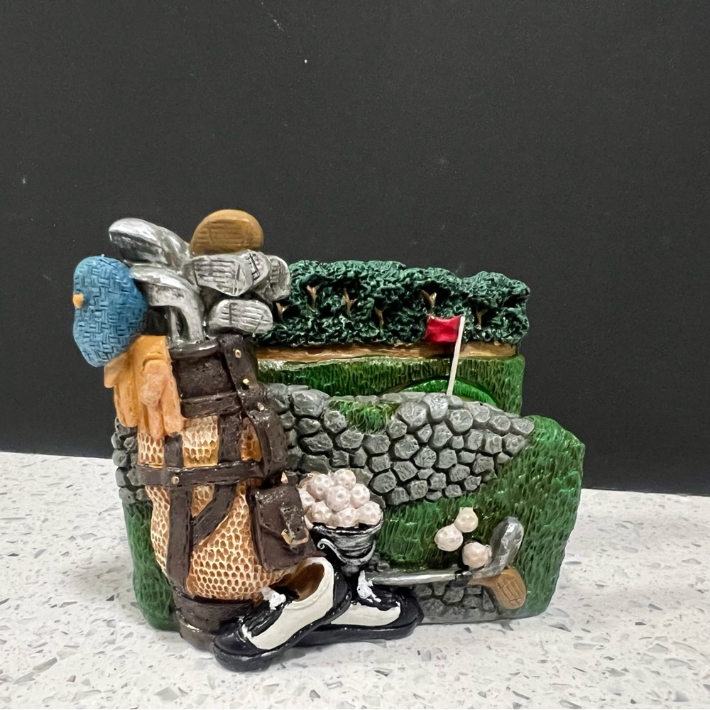 FIGI GRAPHICS 90s Business Card Holder Desk Organizer Golf Bag Golf Club Sports